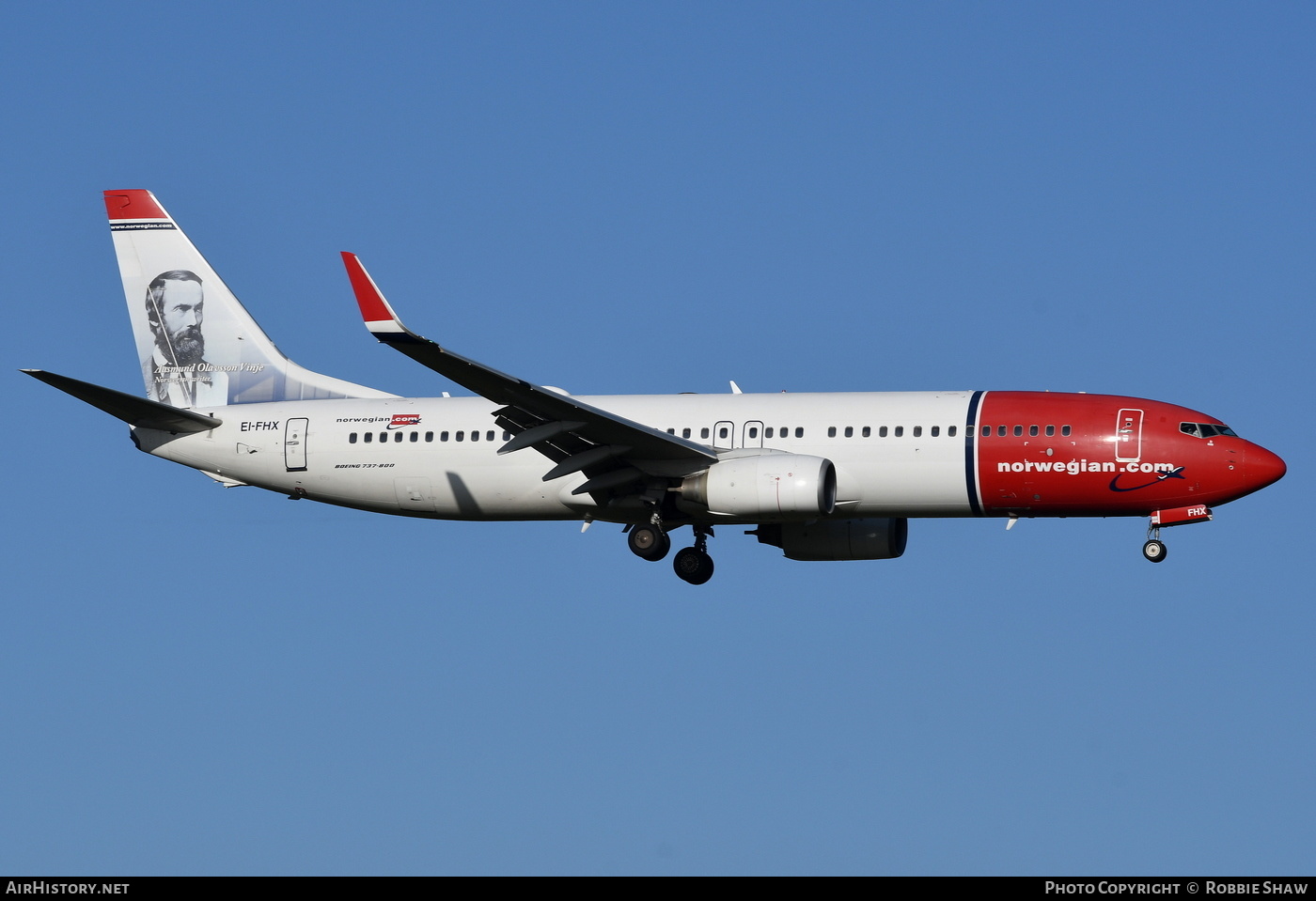 Aircraft Photo of EI-FHX | Boeing 737-8JP | Norwegian | AirHistory.net #190344
