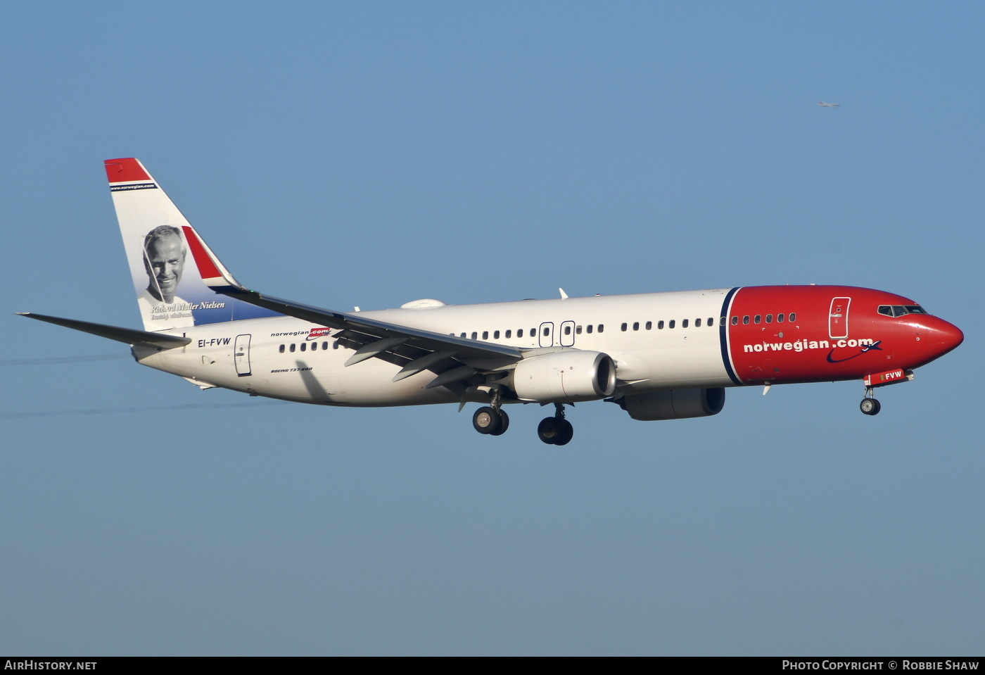 Aircraft Photo of EI-FVW | Boeing 737-800 | Norwegian | AirHistory.net #190346