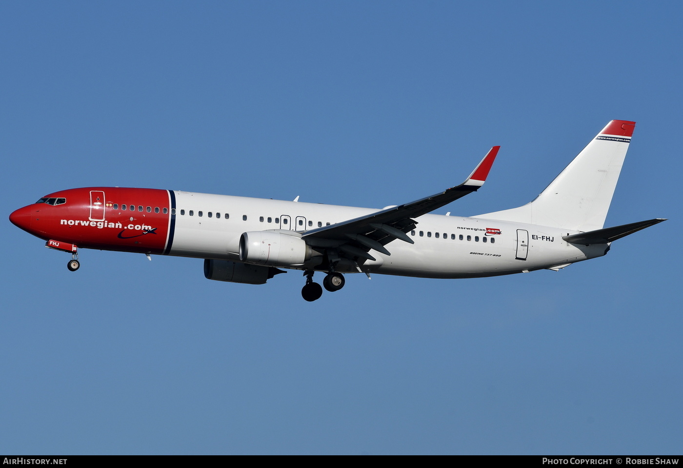 Aircraft Photo of EI-FHJ | Boeing 737-8JP | Norwegian | AirHistory.net #190355