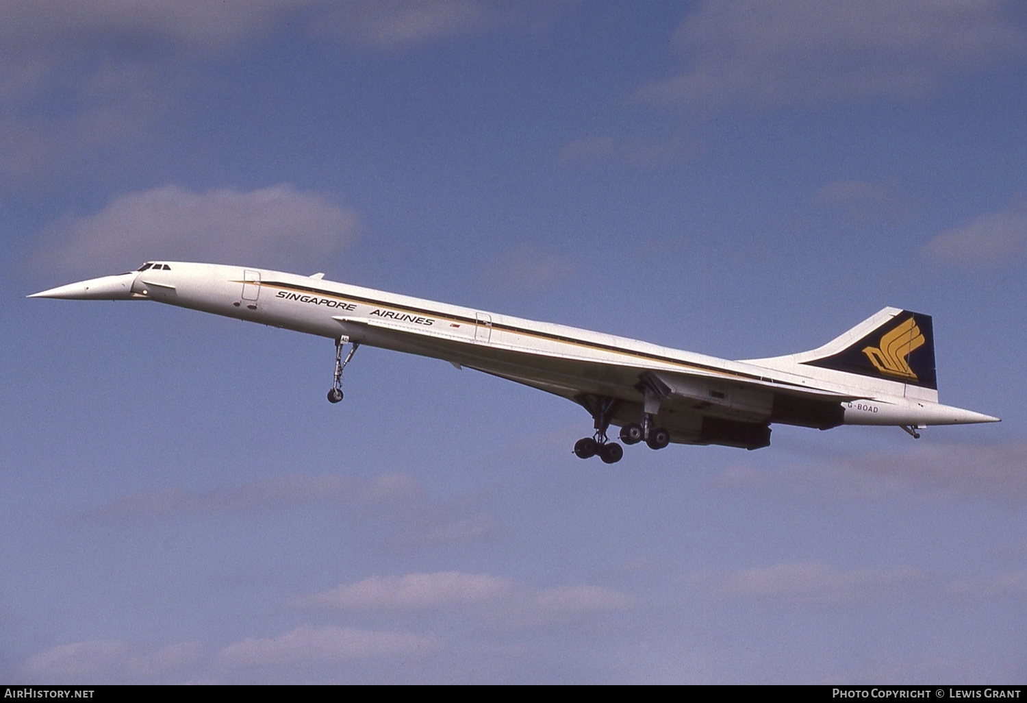 Aircraft Photo of G-BOAD | Aerospatiale-BAC Concorde 102 | Singapore Airlines | AirHistory.net #190367
