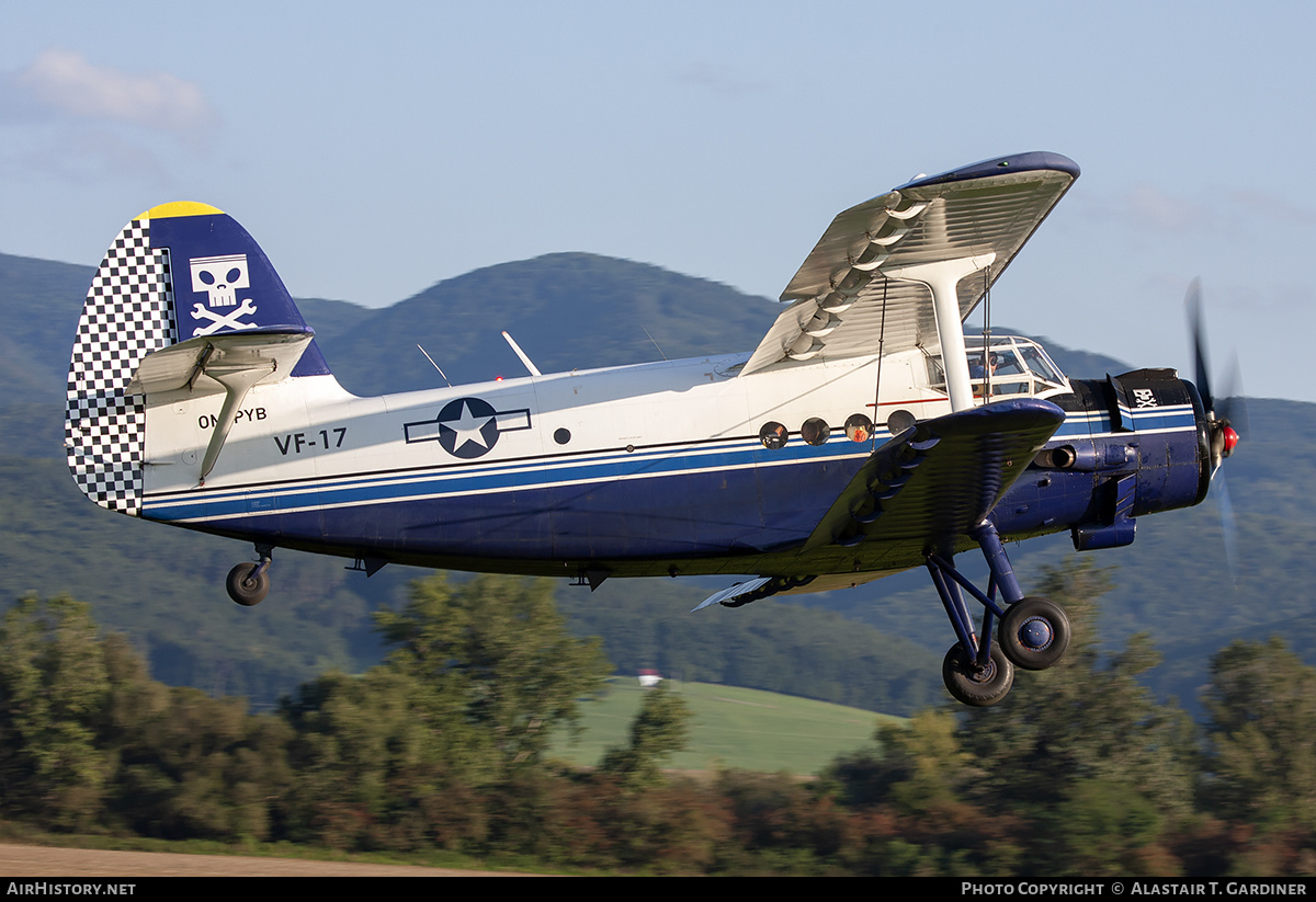 Aircraft Photo of OM-PYB | Antonov An-2 | USA - Navy | AirHistory.net #190385