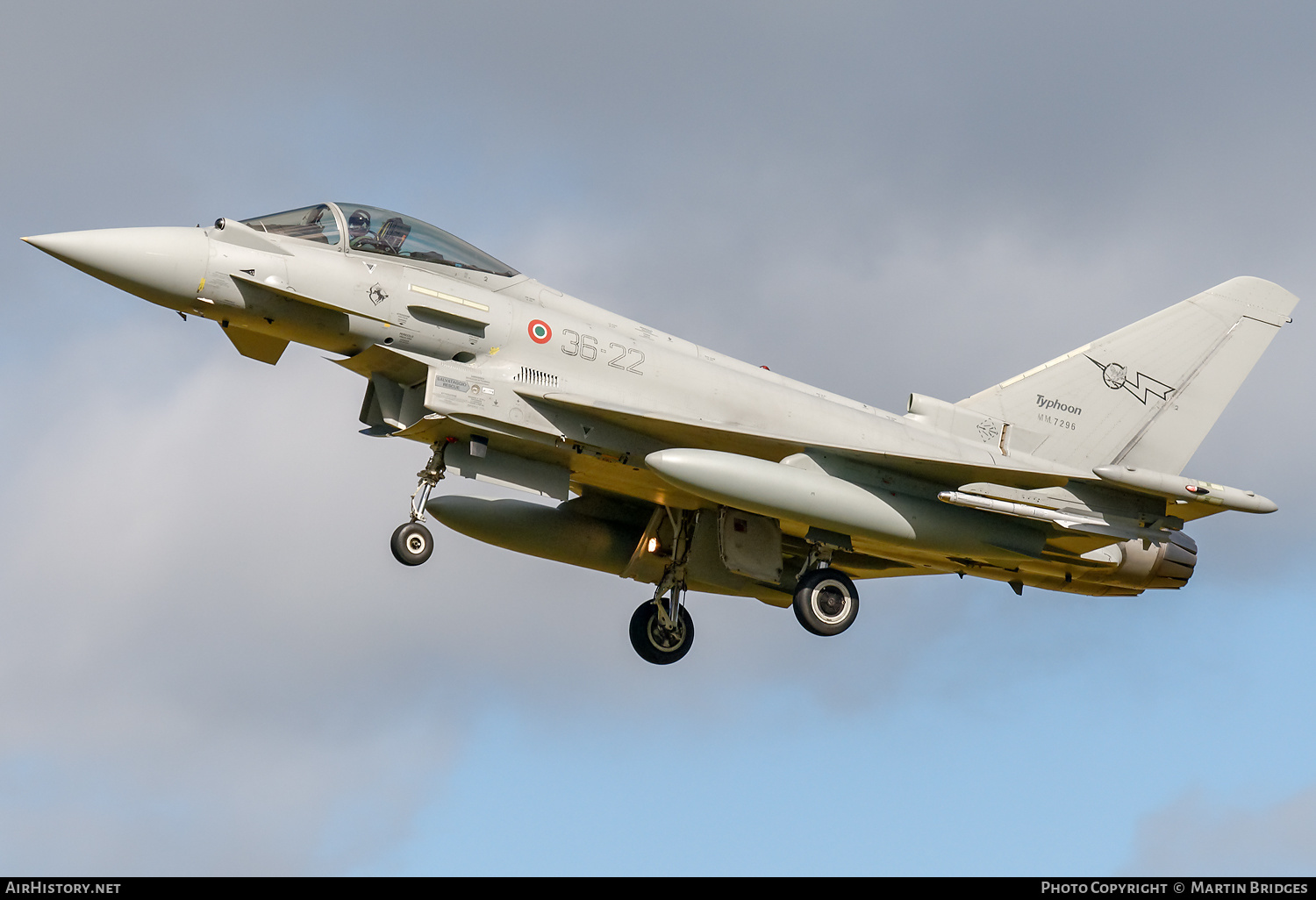Aircraft Photo of MM7296 | Eurofighter EF-2000 Typhoon S | Italy - Air Force | AirHistory.net #190453