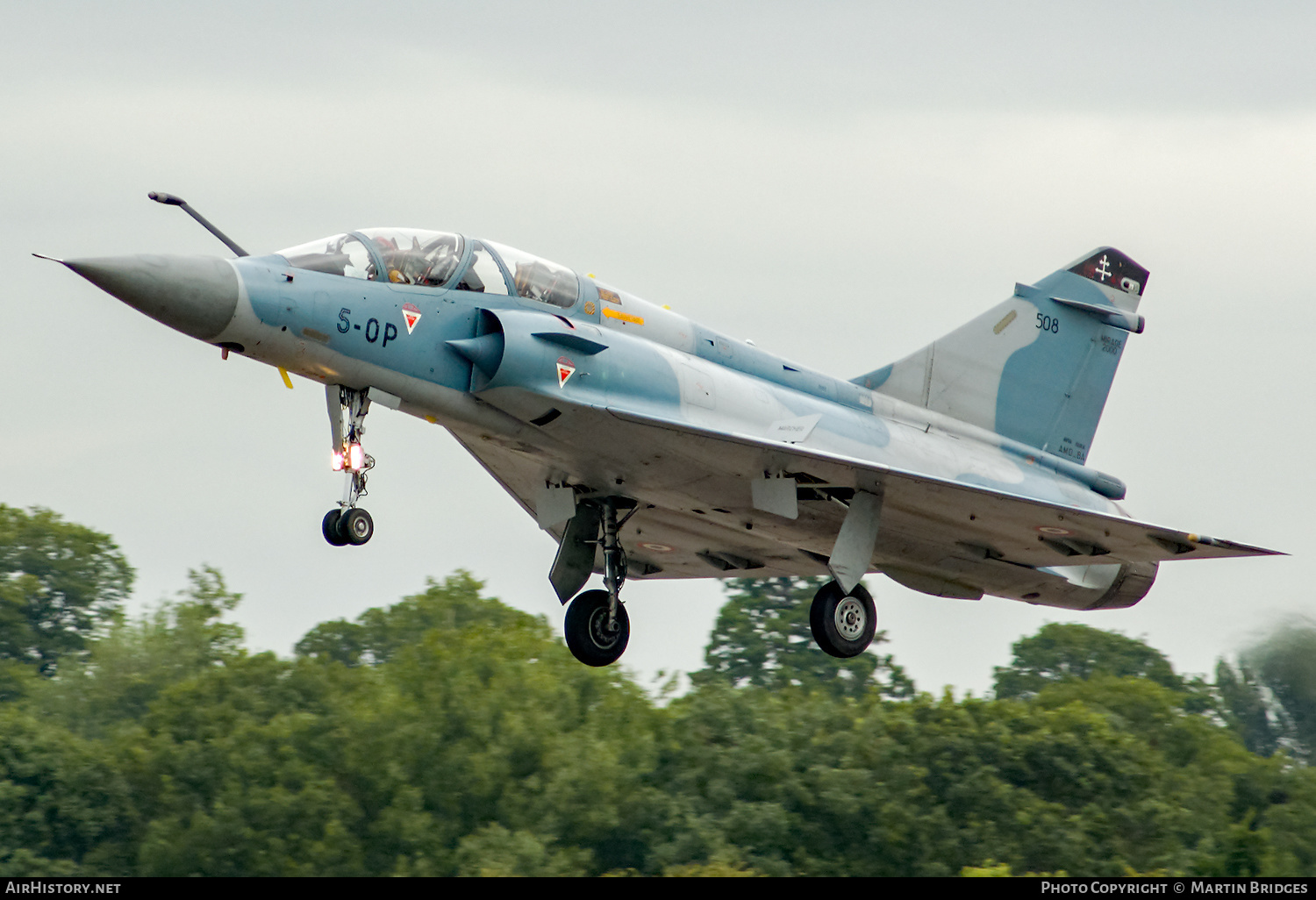 Aircraft Photo of 508 | Dassault Mirage 2000B | France - Air Force | AirHistory.net #190456