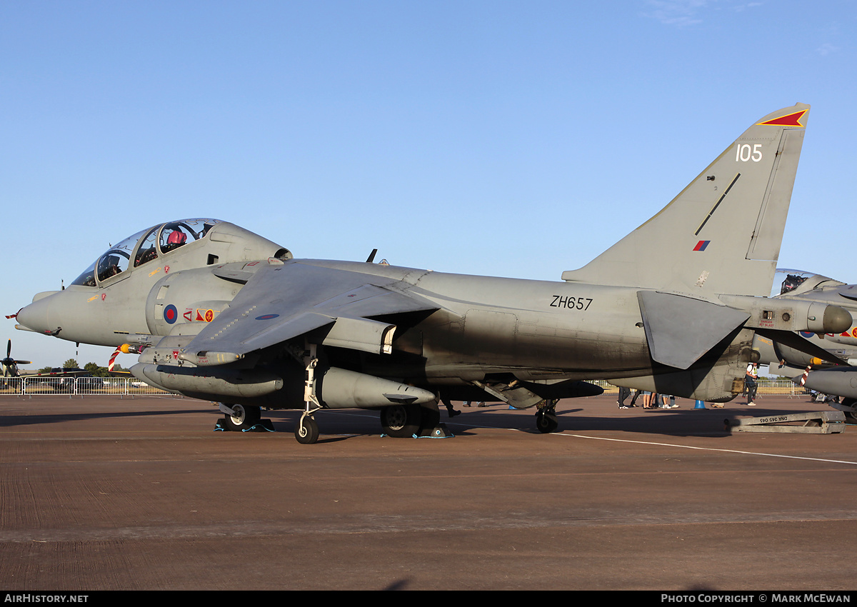 Aircraft Photo of ZH657 | British Aerospace Harrier T12 | UK - Navy | AirHistory.net #190496