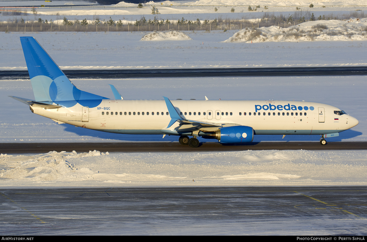 Aircraft Photo of VP-BQC | Boeing 737-800 | Pobeda Airlines | AirHistory.net #190506