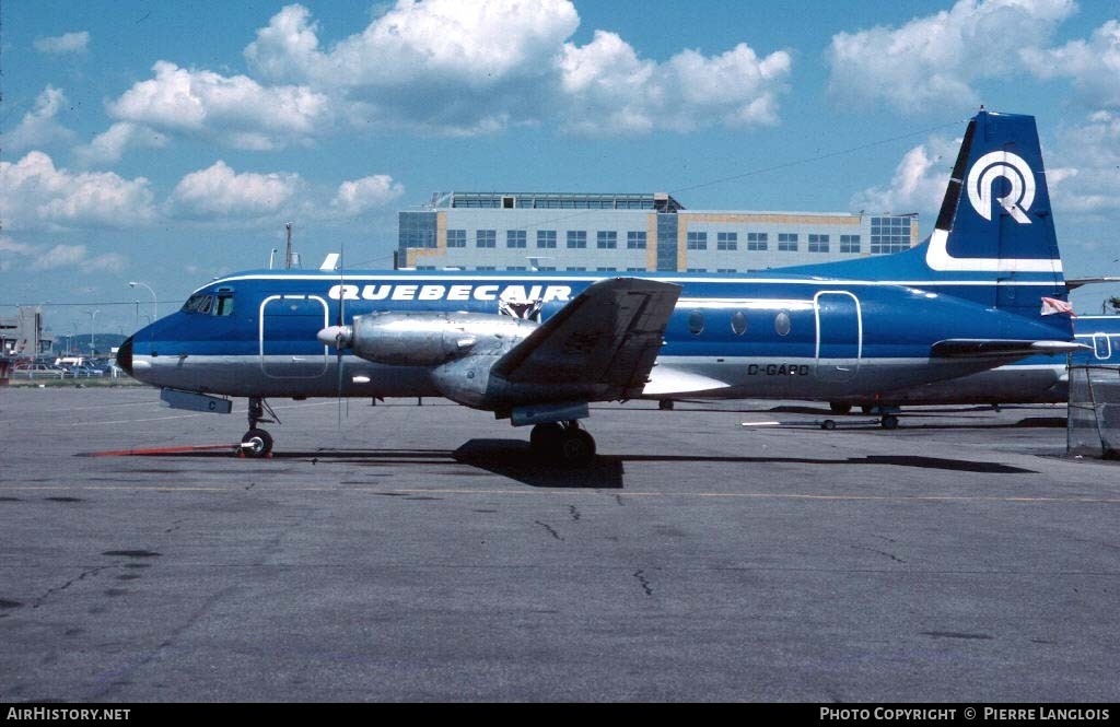 Aircraft Photo of C-GAPC | Hawker Siddeley HS-748 Srs2/230 | Quebecair | AirHistory.net #190519