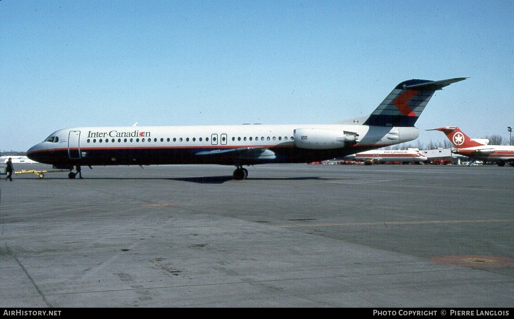 Aircraft Photo of C-FICO | Fokker 100 (F28-0100) | Inter-Canadien | AirHistory.net #190521