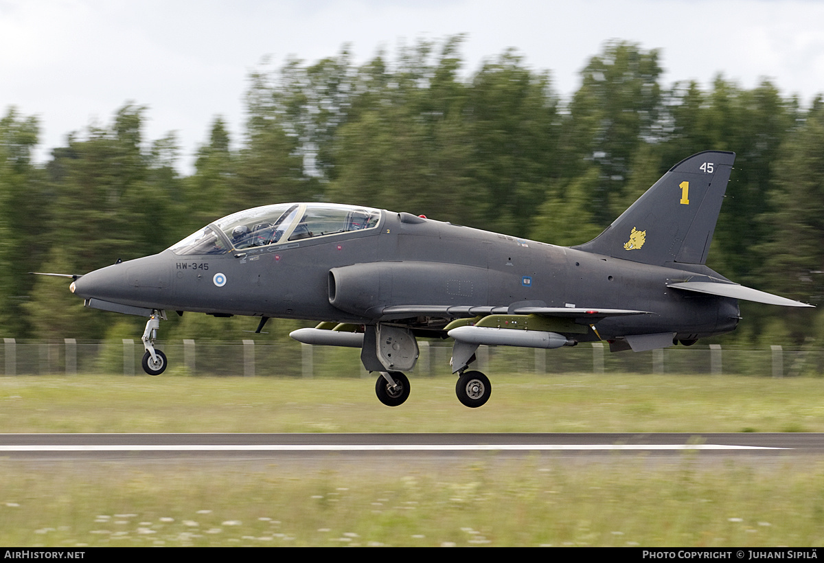 Aircraft Photo of HW-345 | British Aerospace Hawk 51 | Finland - Air Force | AirHistory.net #190540