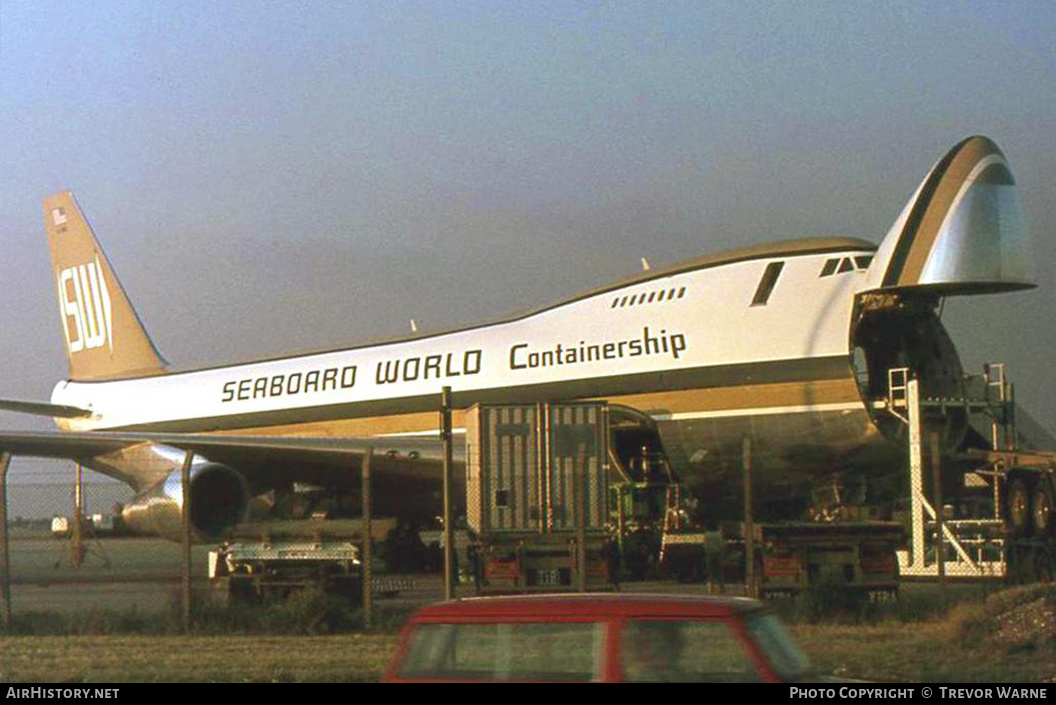 Aircraft Photo of N701SW | Boeing 747-245F/SCD | Seaboard World Airlines | AirHistory.net #190543