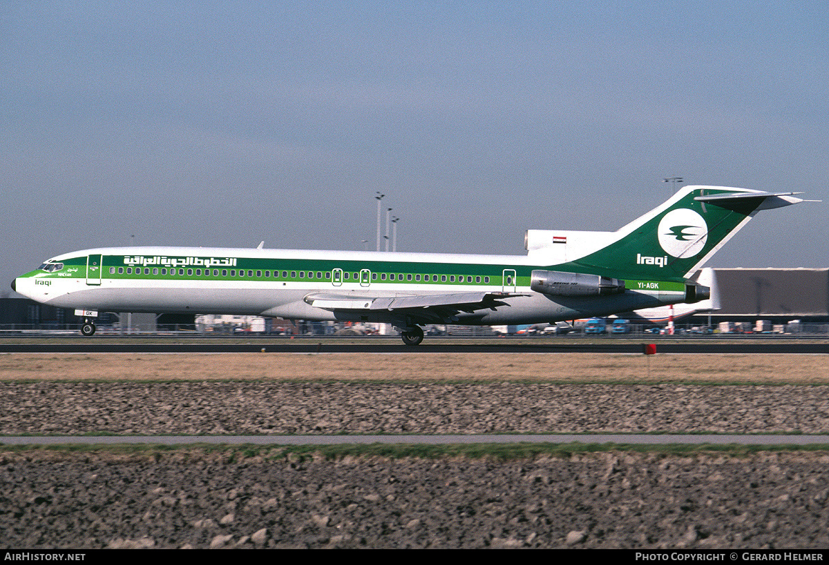 Aircraft Photo of YI-AGK | Boeing 727-270/Adv | Iraqi Airways | AirHistory.net #190547