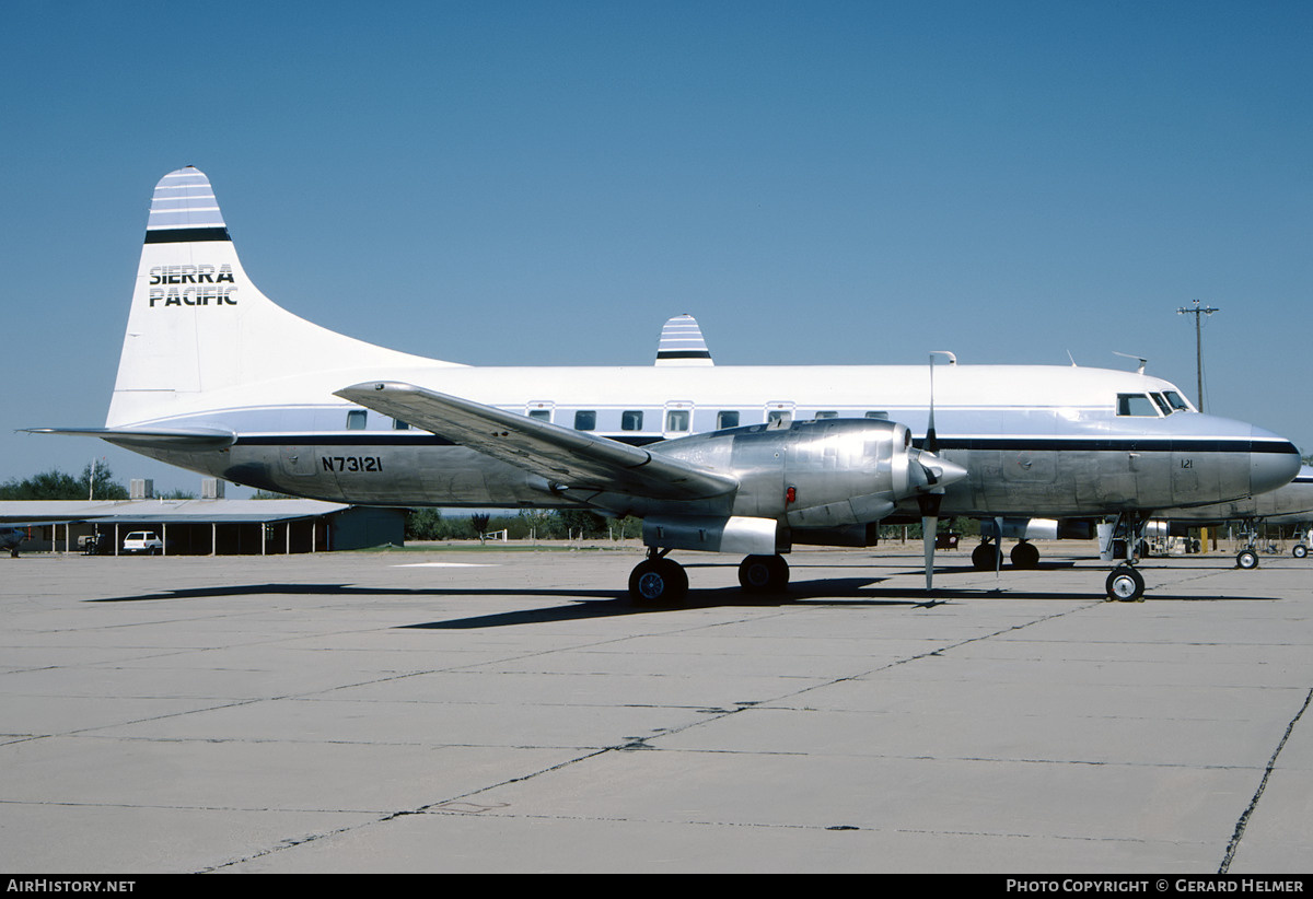 Aircraft Photo of N73121 | Convair 580 | Sierra Pacific Airlines | AirHistory.net #190558