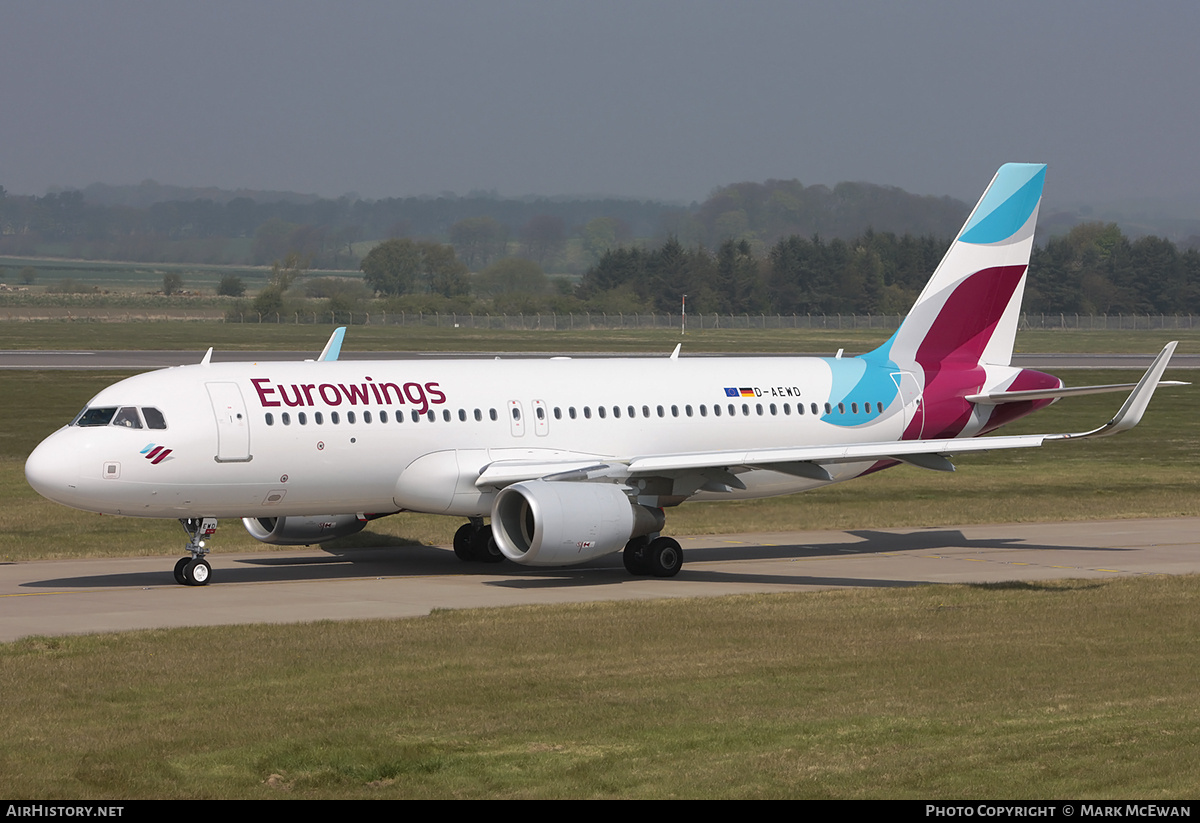 Aircraft Photo of D-AEWD | Airbus A320-214 | Eurowings | AirHistory.net #190576