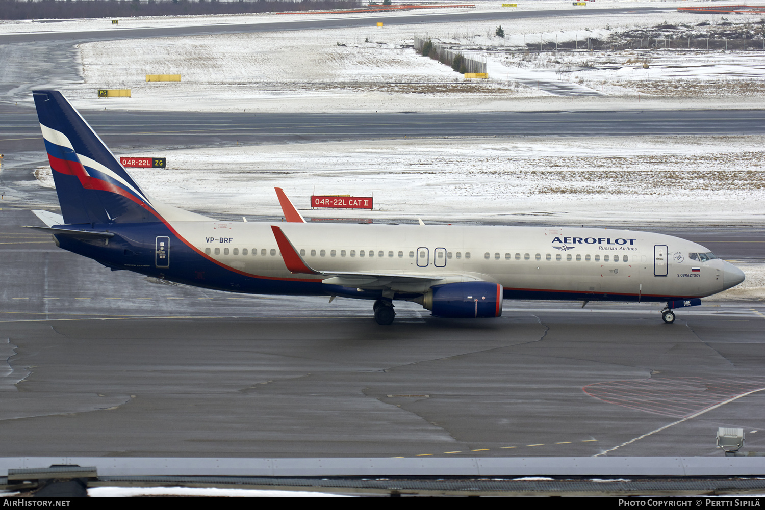 Aircraft Photo of VP-BRF | Boeing 737-8LJ | Aeroflot - Russian Airlines | AirHistory.net #190581