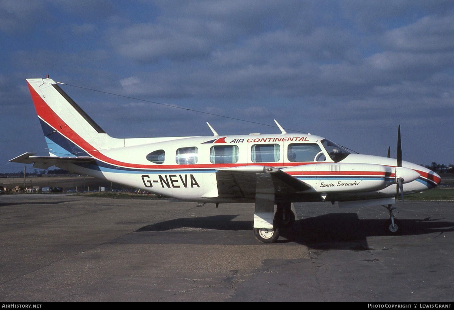 Aircraft Photo of G-NEVA | Piper PA-31-310 Navajo B | Air Continental | AirHistory.net #190585
