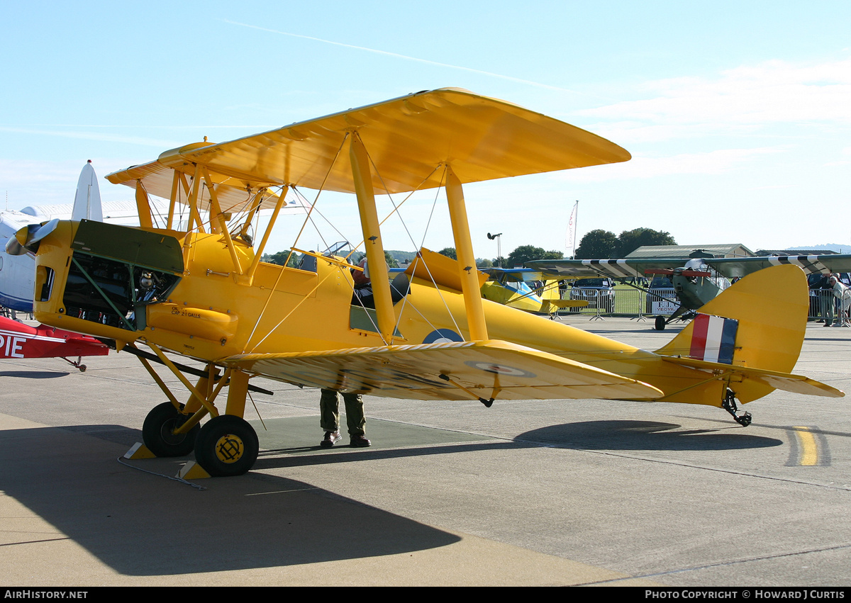 Aircraft Photo of G-ANEH / N6797 | De Havilland D.H. 82A Tiger Moth II | UK - Air Force | AirHistory.net #190589