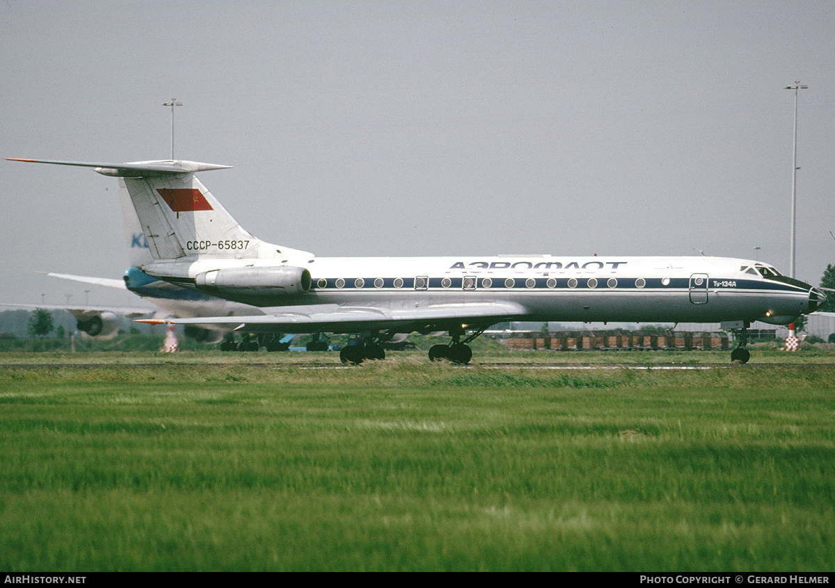 Aircraft Photo of CCCP-65837 | Tupolev Tu-134A | Aeroflot | AirHistory.net #190606