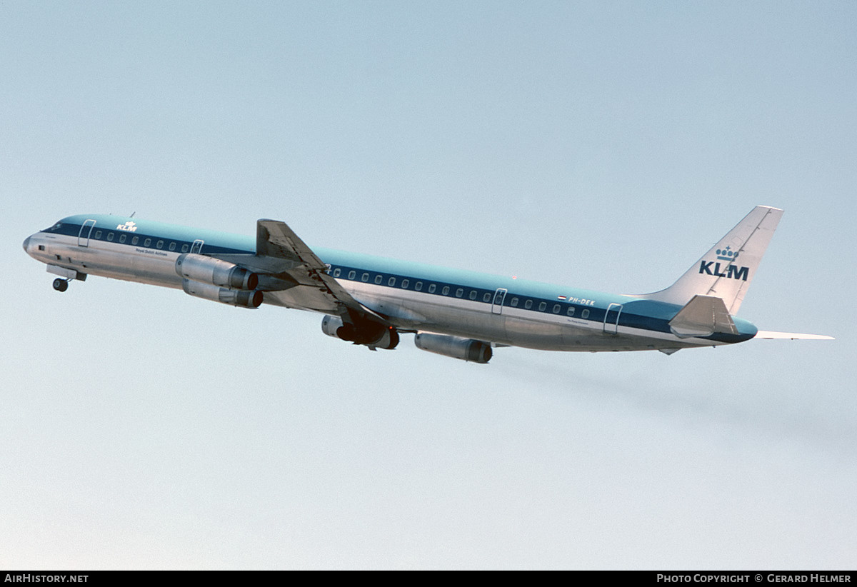 Aircraft Photo of PH-DEK | McDonnell Douglas DC-8-63 | KLM - Royal Dutch Airlines | AirHistory.net #190619