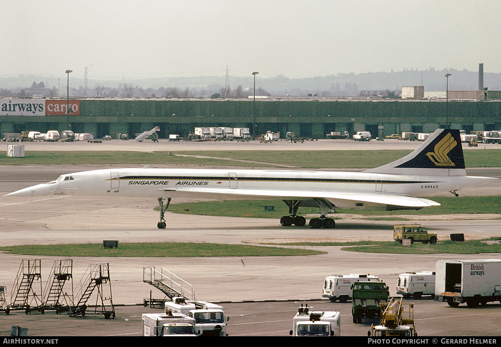 Aircraft Photo of G-N94AD | Aerospatiale-BAC Concorde 102 | Singapore Airlines | AirHistory.net #190624