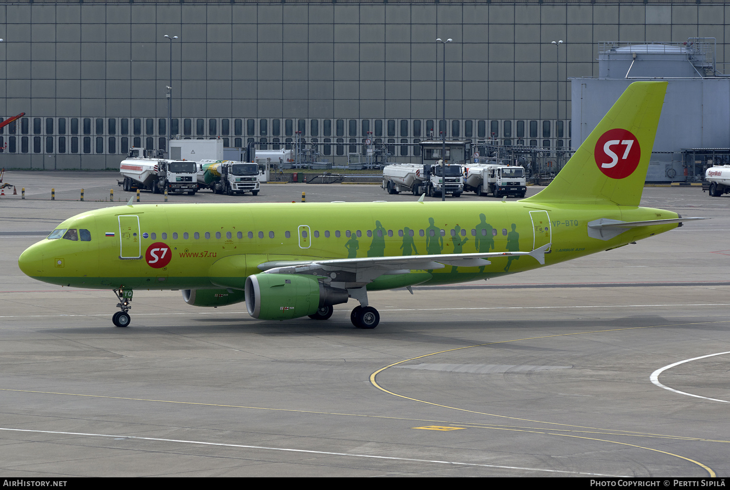 Aircraft Photo of VP-BTQ | Airbus A319-114 | S7 Airlines | AirHistory.net #190633