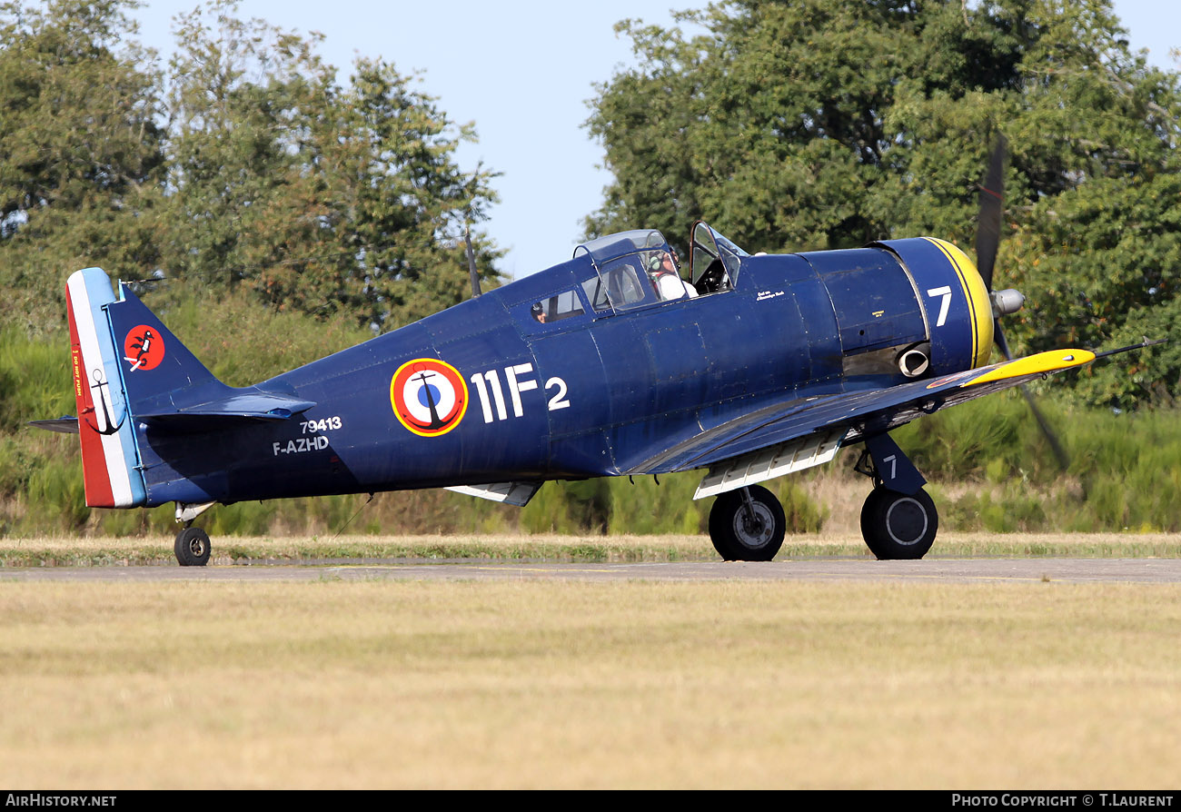 Aircraft Photo of F-AZHD / 79413 | North American T-6 / NA-68 (mod) | France - Navy | AirHistory.net #190638