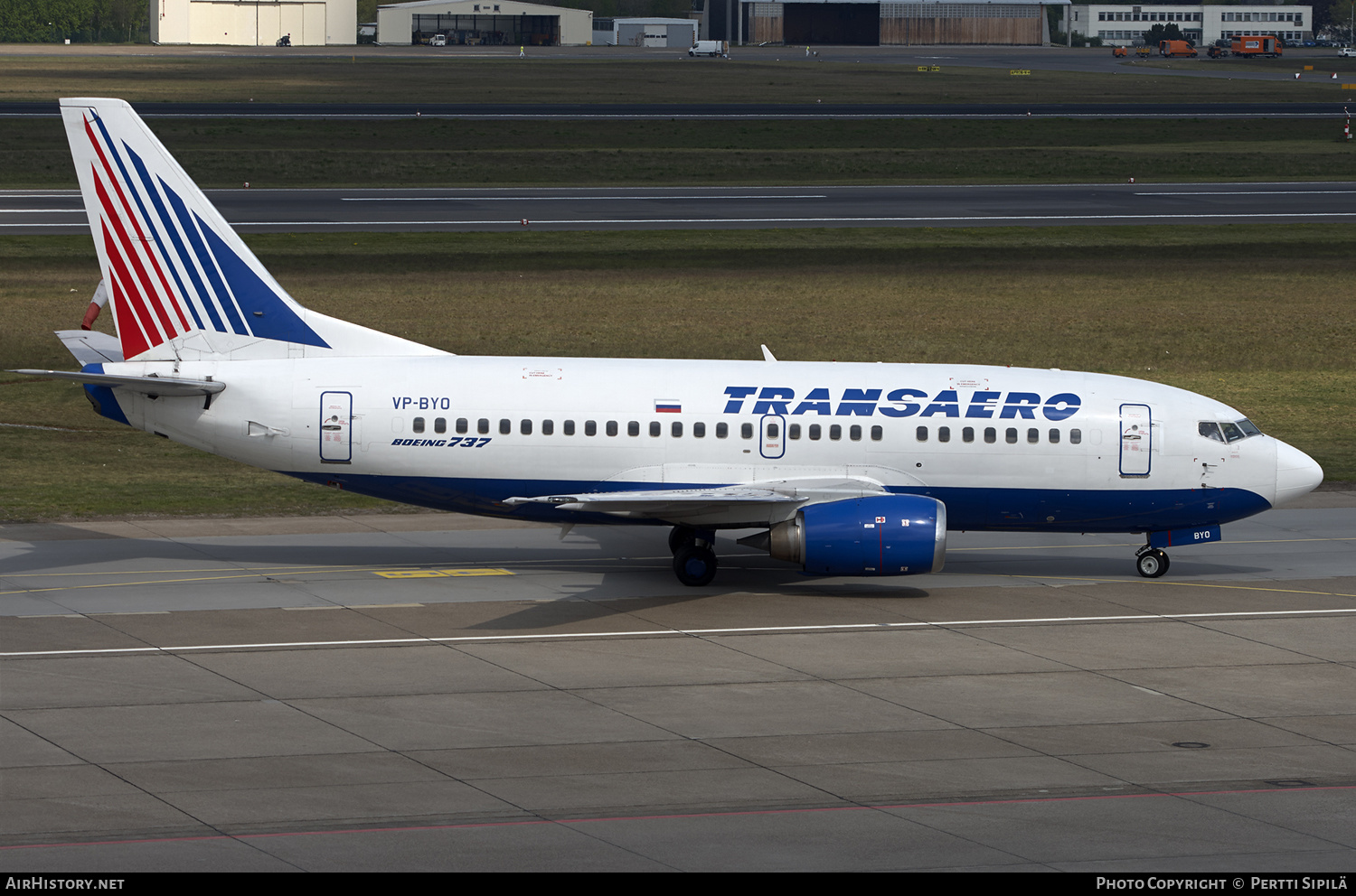 Aircraft Photo of VP-BYO | Boeing 737-524 | Transaero Airlines | AirHistory.net #190651