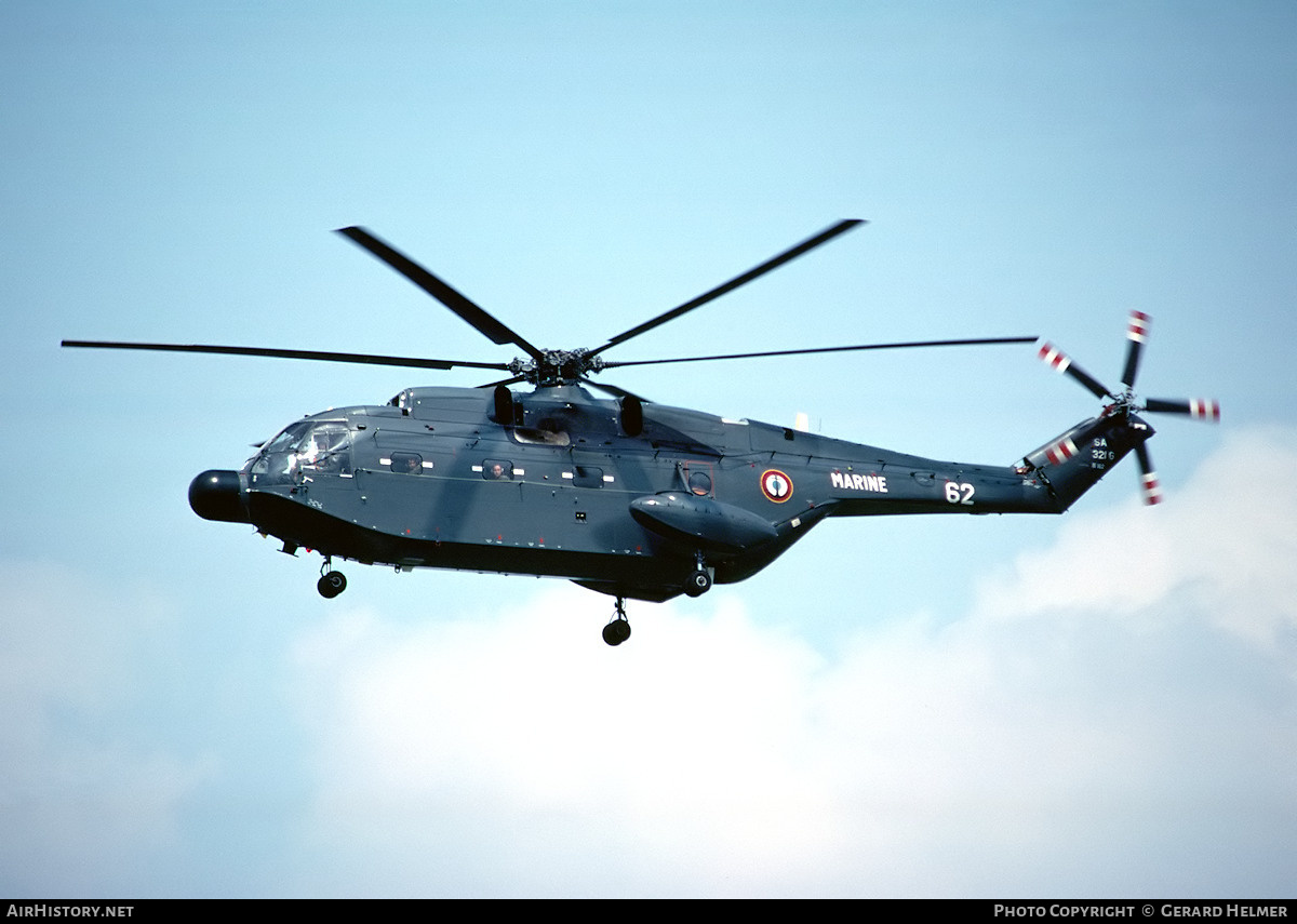 Aircraft Photo of 162 / 62 | Aerospatiale SA-321G Super Frelon | France - Navy | AirHistory.net #190659