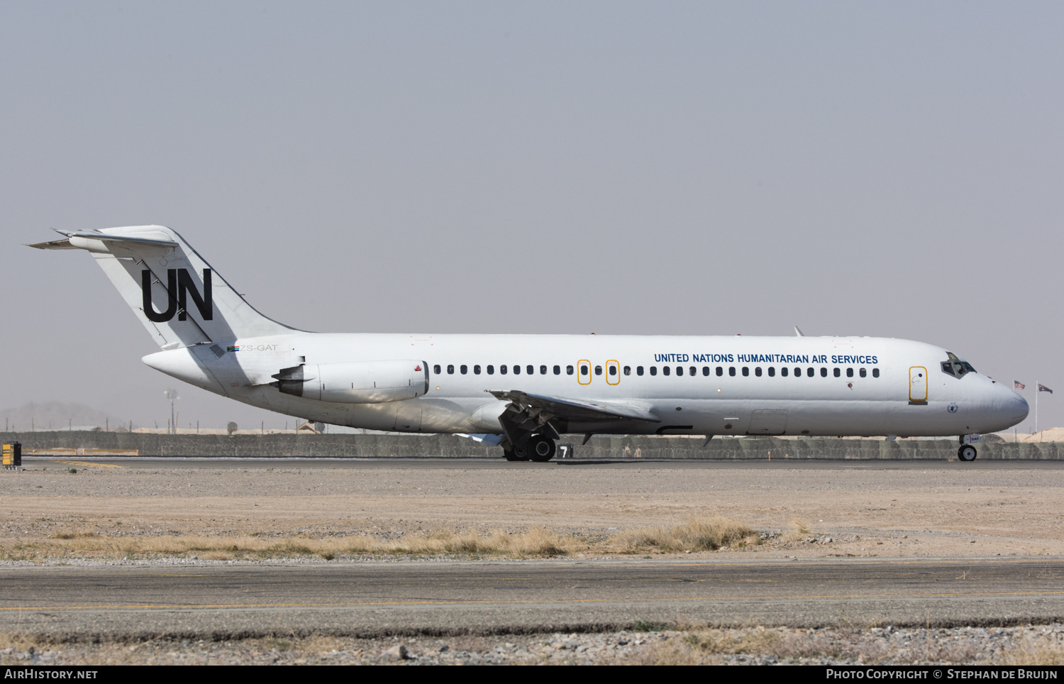 Aircraft Photo of ZS-GAT | McDonnell Douglas DC-9-32 | United Nations Humanitarian Air Service | AirHistory.net #190694