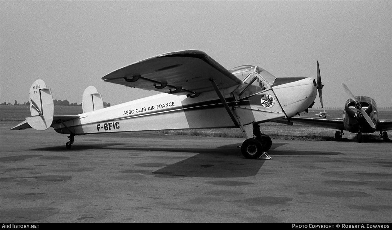 Aircraft Photo of F-BFIC | Nord NC.854 | Aéro-club Air France | AirHistory.net #190714