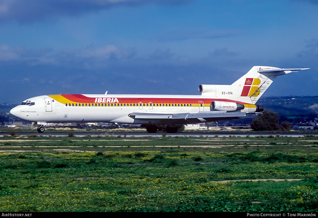 Aircraft Photo of EC-CFA | Boeing 727-256/Adv | Iberia | AirHistory.net #190721