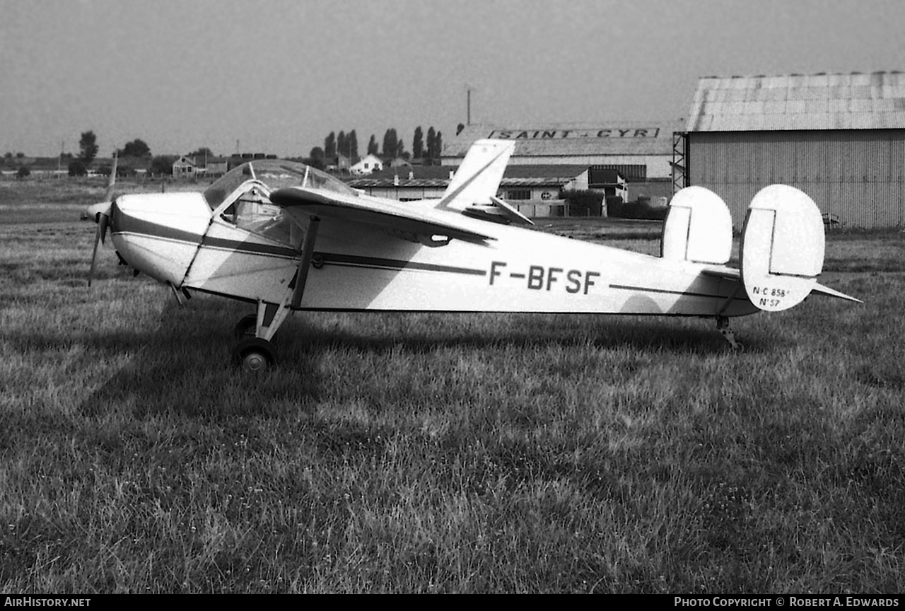 Aircraft Photo of F-BFSF | Nord NC.858 | AirHistory.net #190723