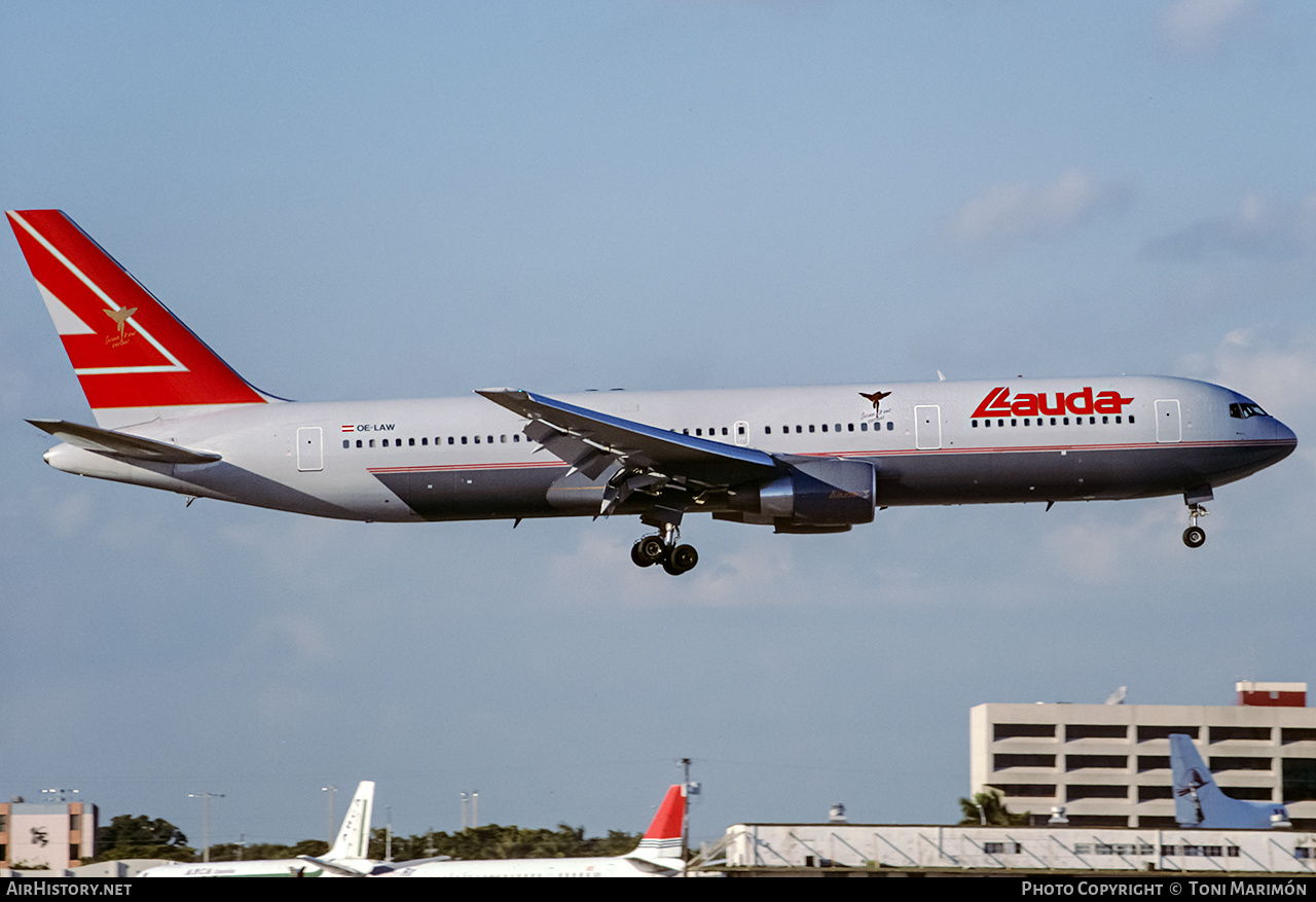 Aircraft Photo of OE-LAW | Boeing 767-3Z9/ER | Lauda Air | AirHistory.net #190739