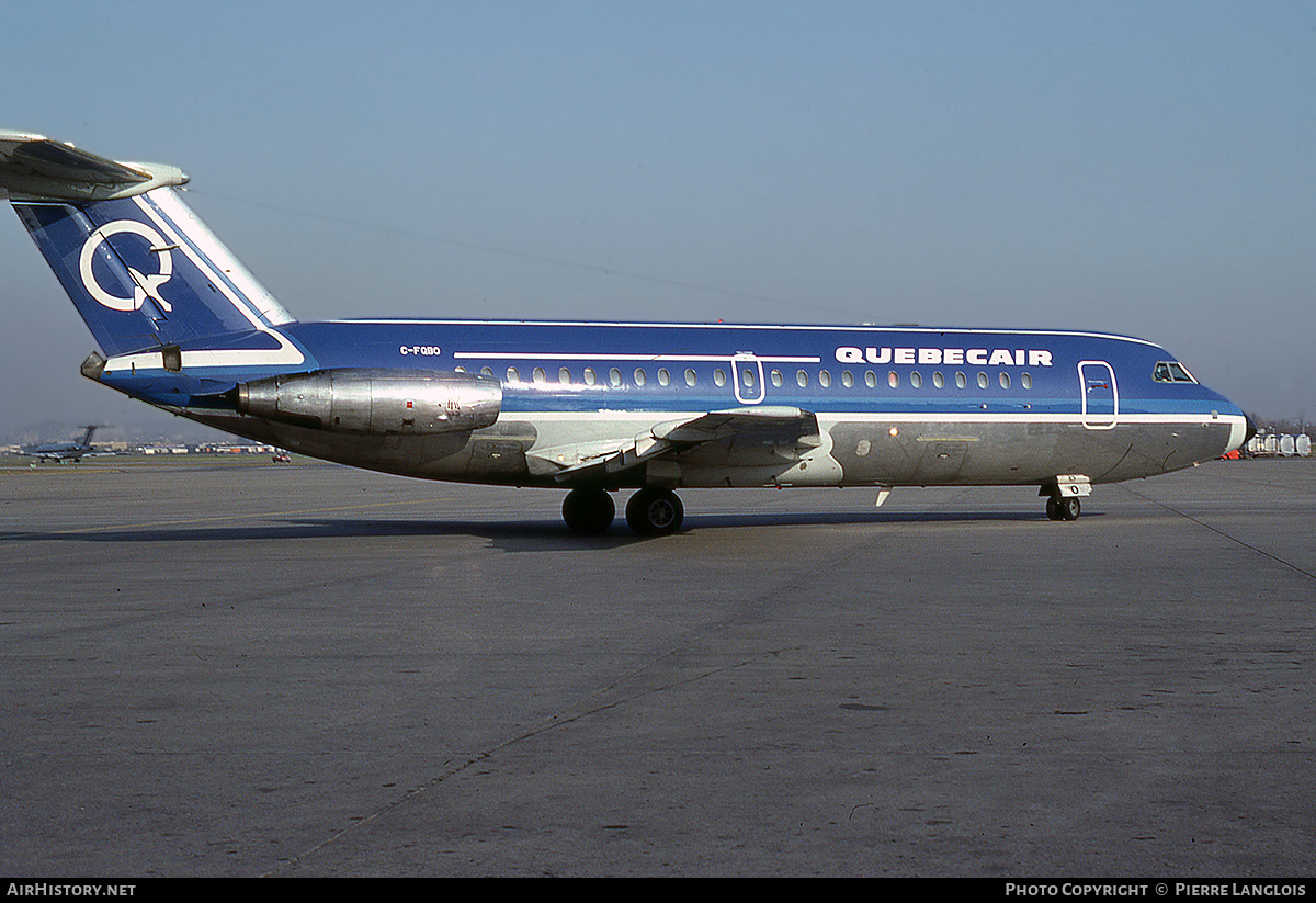 Aircraft Photo of C-FQBO | BAC 111-304AX One-Eleven | Quebecair | AirHistory.net #190745