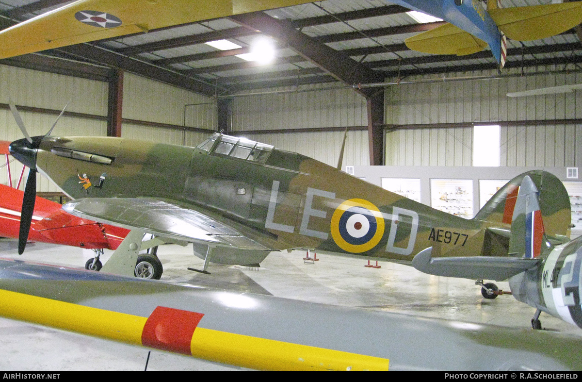 Aircraft Photo of N33TF / AE977 | Hawker Sea Hurricane Mk10 | UK - Air Force | AirHistory.net #190765