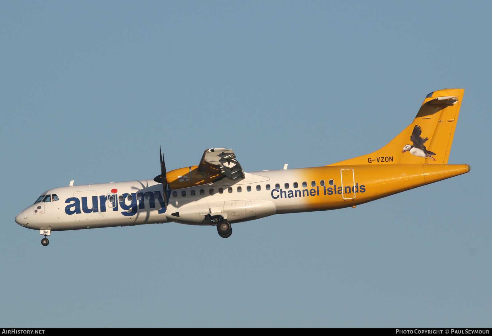 Aircraft Photo of G-VZON | ATR ATR-72-500 (ATR-72-212A) | Aurigny Air Services | AirHistory.net #190769