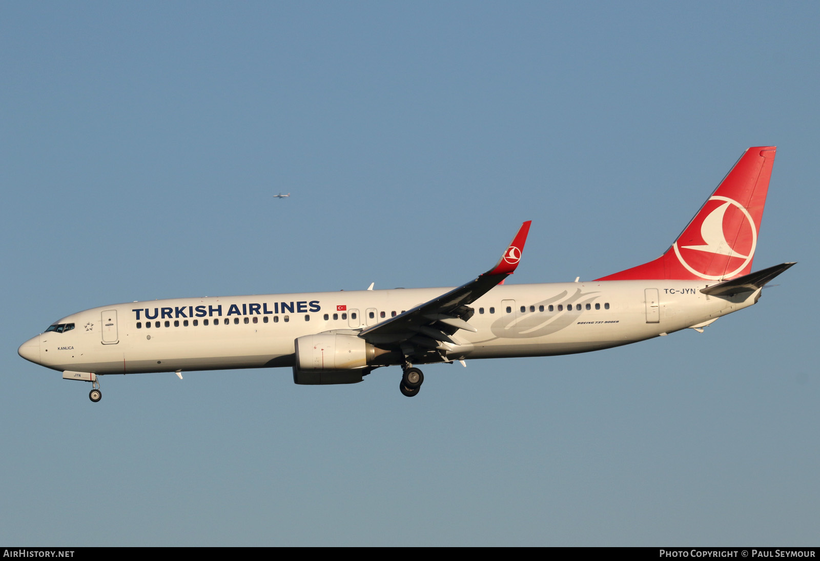 Aircraft Photo of TC-JYN | Boeing 737-9F2/ER | Turkish Airlines | AirHistory.net #190773