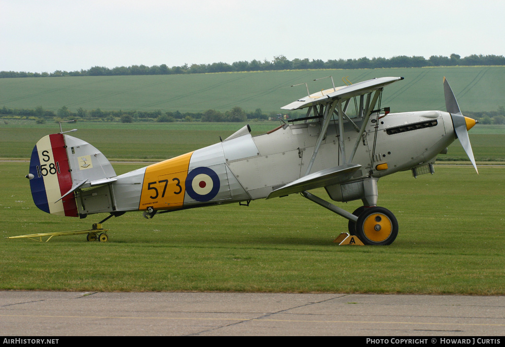Aircraft Photo of G-BWWK / S1581 | Hawker Nimrod Mk1 | UK - Air Force | AirHistory.net #190777