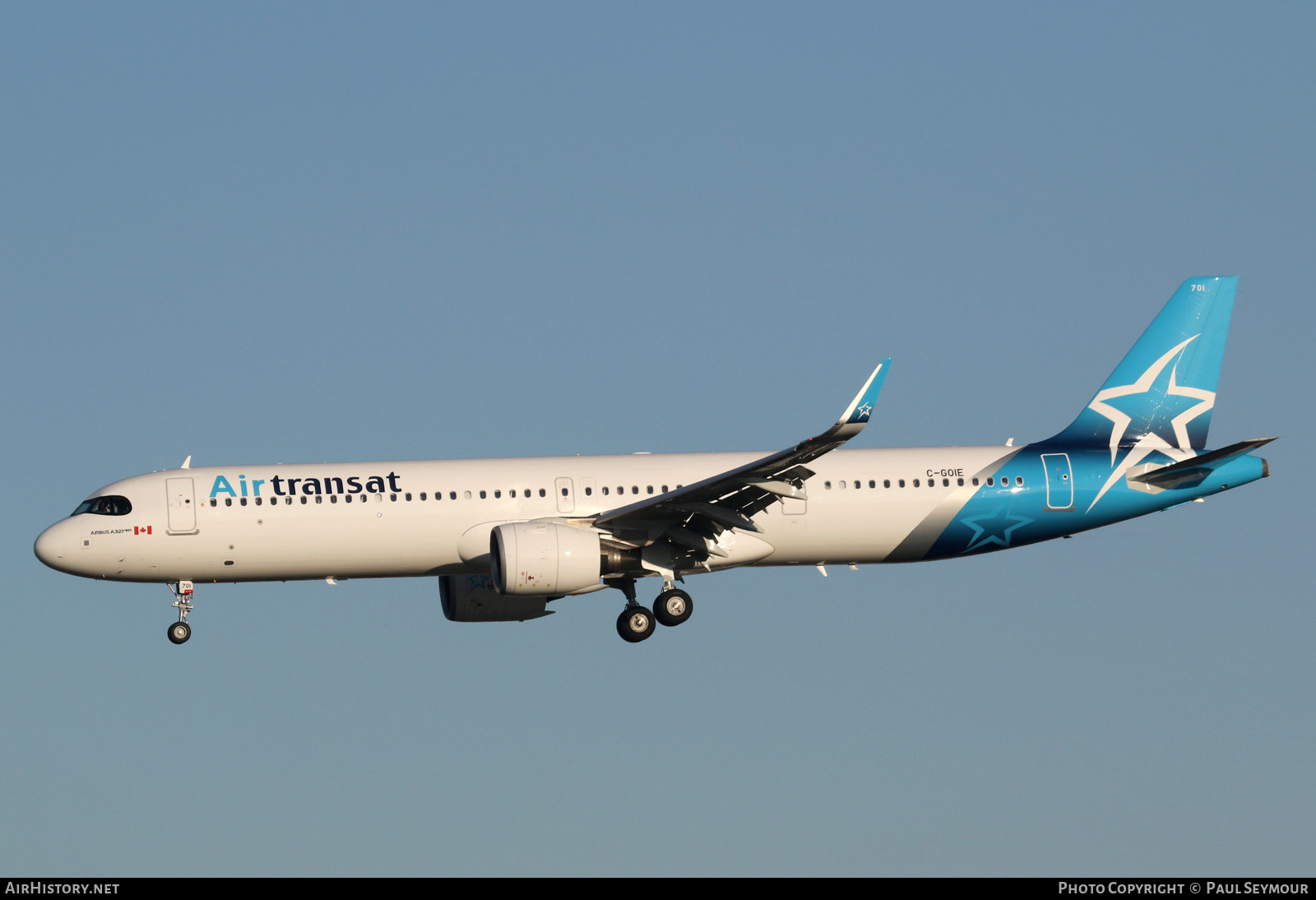 Aircraft Photo of C-GOIE | Airbus A321-271NX | Air Transat | AirHistory.net #190780