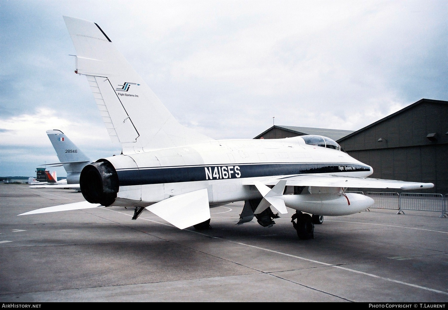 Aircraft Photo of N416FS | North American F-100F Super Sabre | Tracor Flight Systems | AirHistory.net #190782