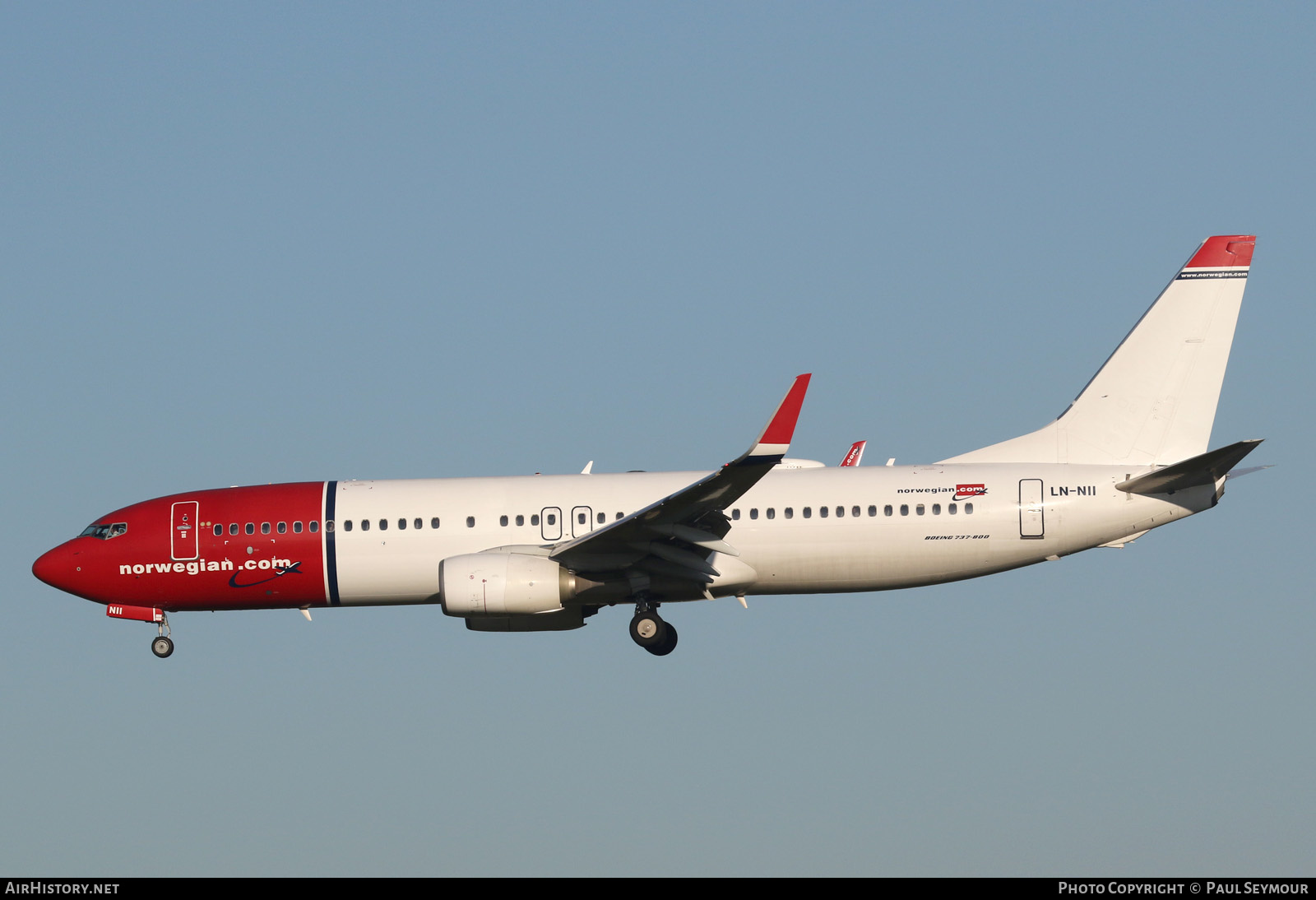 Aircraft Photo of LN-NII | Boeing 737-8JP | Norwegian | AirHistory.net #190805