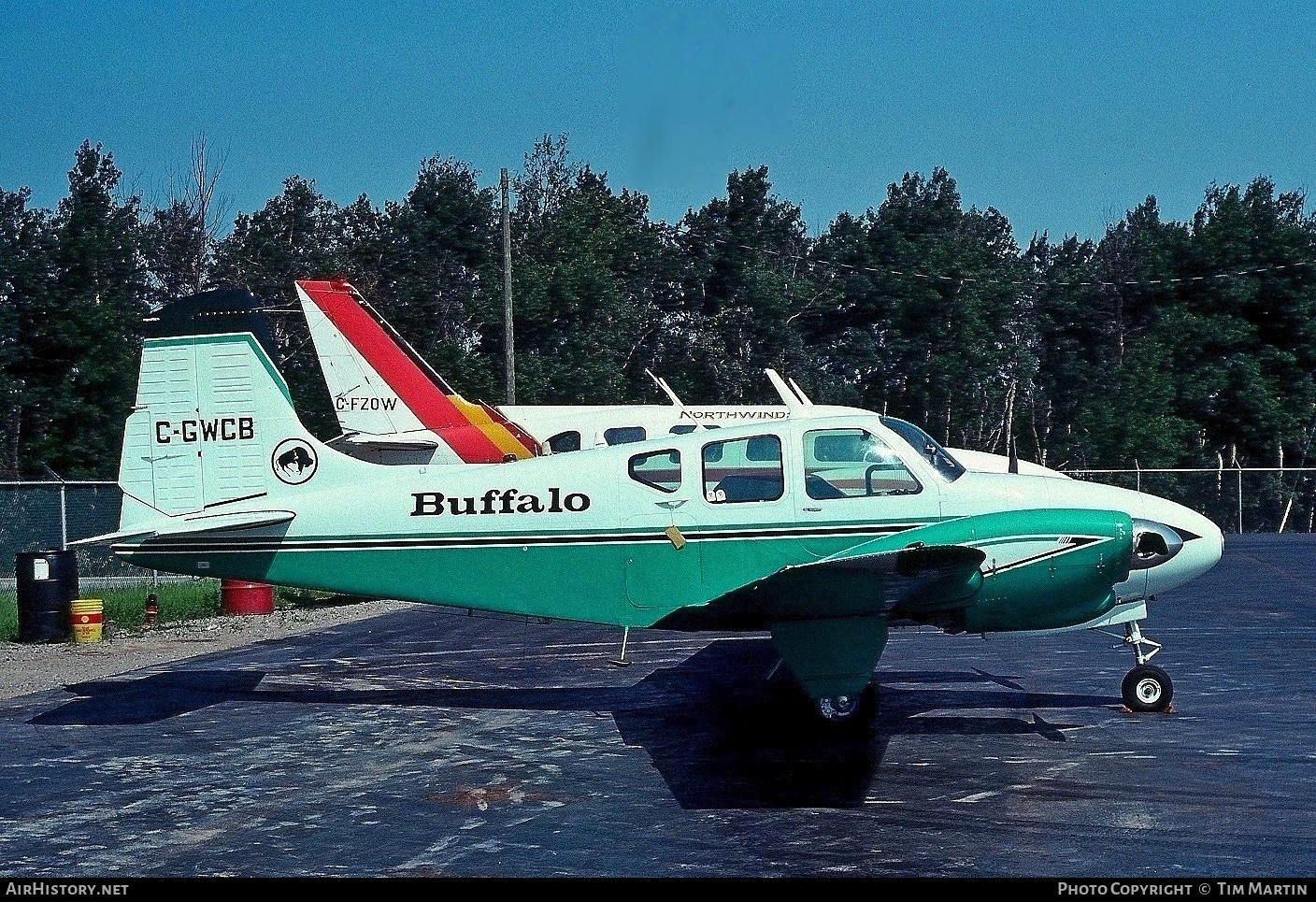 Aircraft Photo of C-GWCB | Beech B95 Travel Air | Buffalo Airways | AirHistory.net #190806