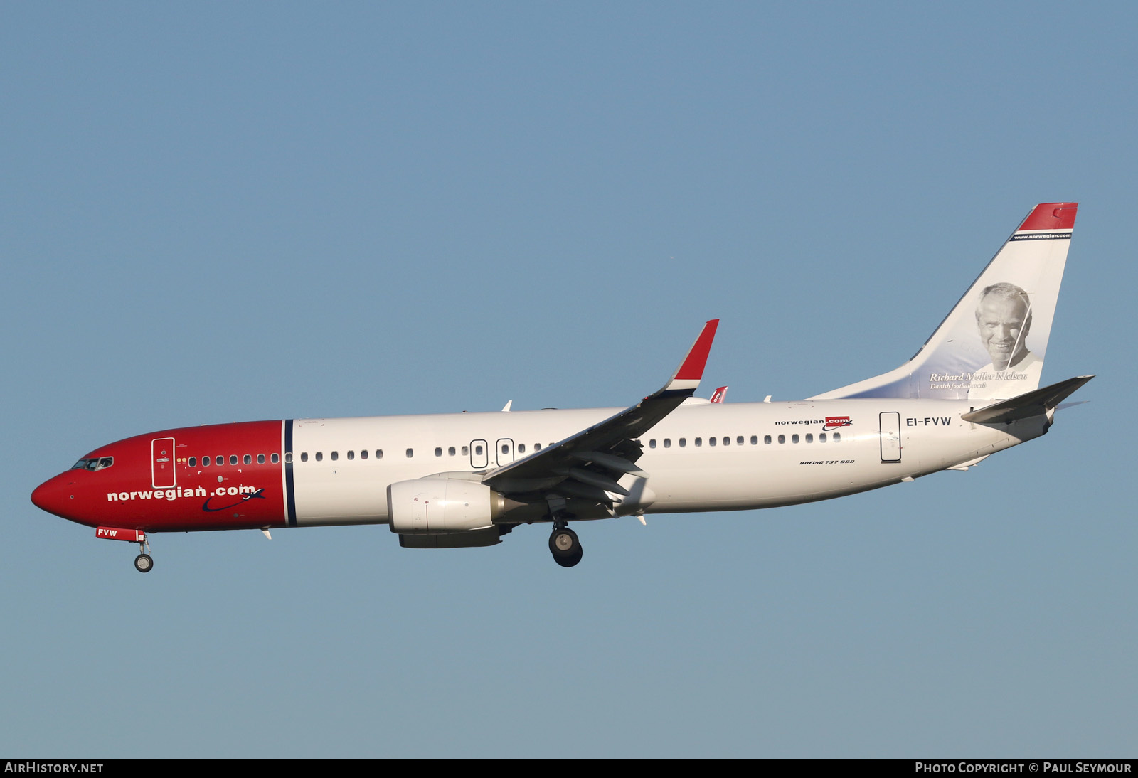Aircraft Photo of EI-FVW | Boeing 737-800 | Norwegian | AirHistory.net #190814