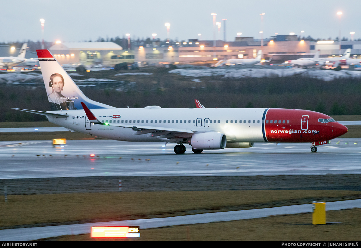 Aircraft Photo of EI-FVN | Boeing 737-800 | Norwegian | AirHistory.net #190845