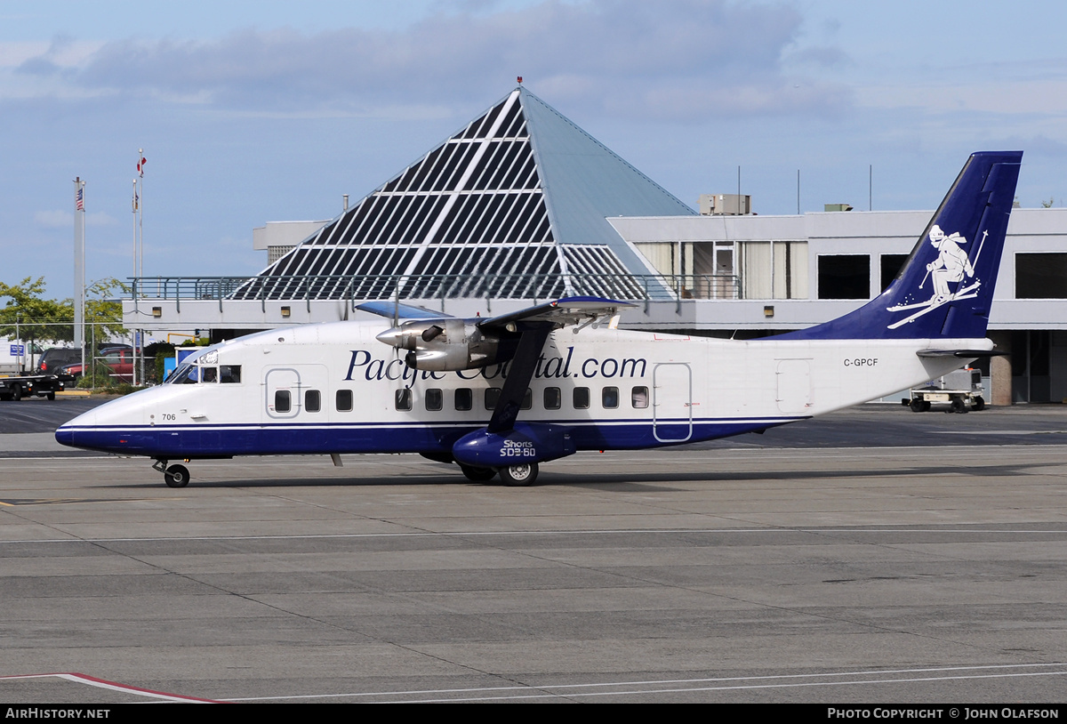 Aircraft Photo of C-GPCF | Short 360-300 | Pacific Coastal Airlines | AirHistory.net #190864