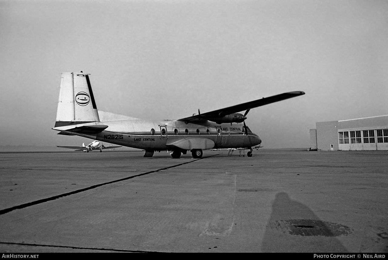 Aircraft Photo of N26215 | Nord 262A-12 | Lake Central Airlines | AirHistory.net #190867