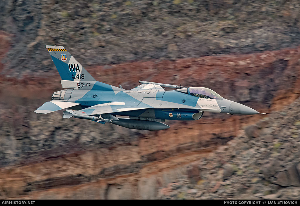 Aircraft Photo of 85-1418 / AF85-418 | General Dynamics F-16C Fighting Falcon | USA - Air Force | AirHistory.net #190872