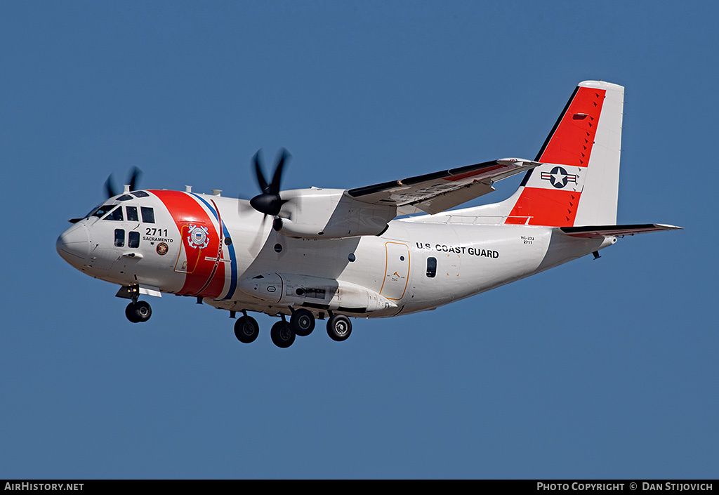 Aircraft Photo of 2711 | Aeritalia HC-27J Spartan | USA - Coast Guard | AirHistory.net #190878