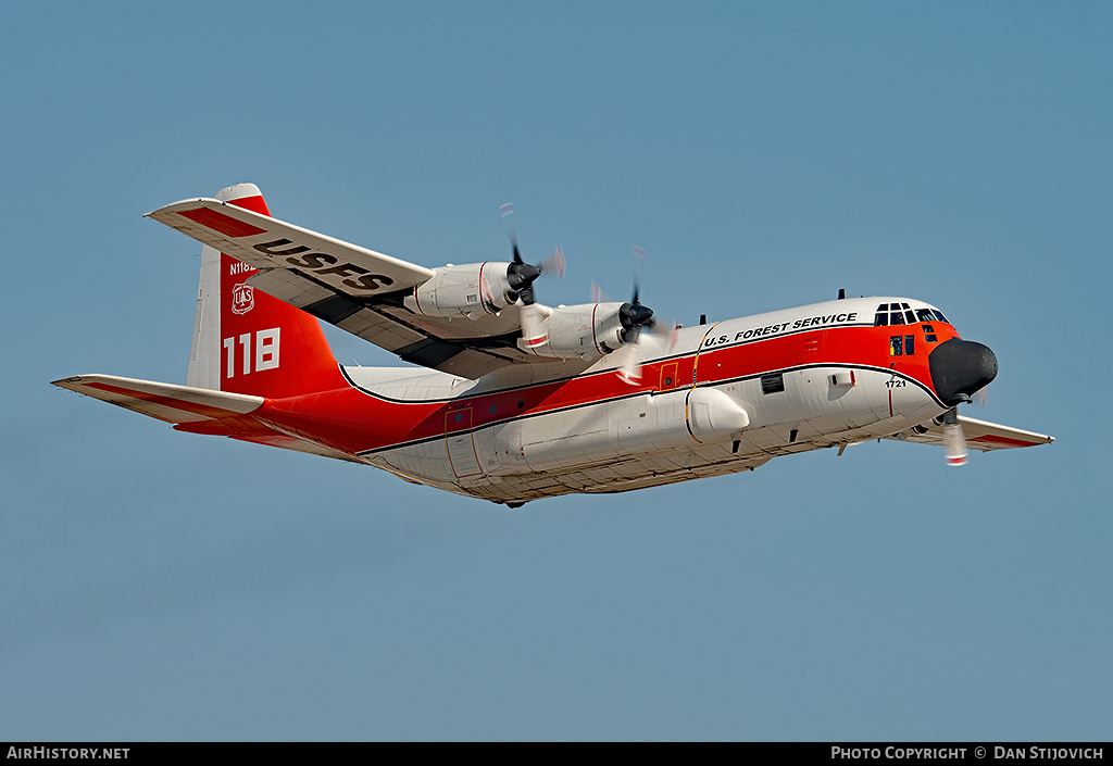 Aircraft Photo of N118Z | Lockheed HC-130H Hercules (L-382) | US Forest Service - USFS | AirHistory.net #190902