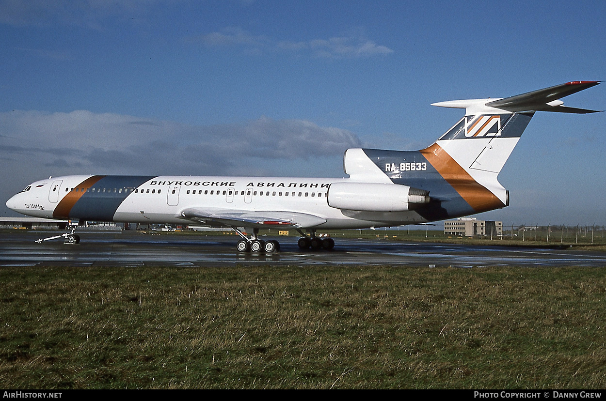 Aircraft Photo of RA-85633 | Tupolev Tu-154M | Vnukovo Airlines | AirHistory.net #190910