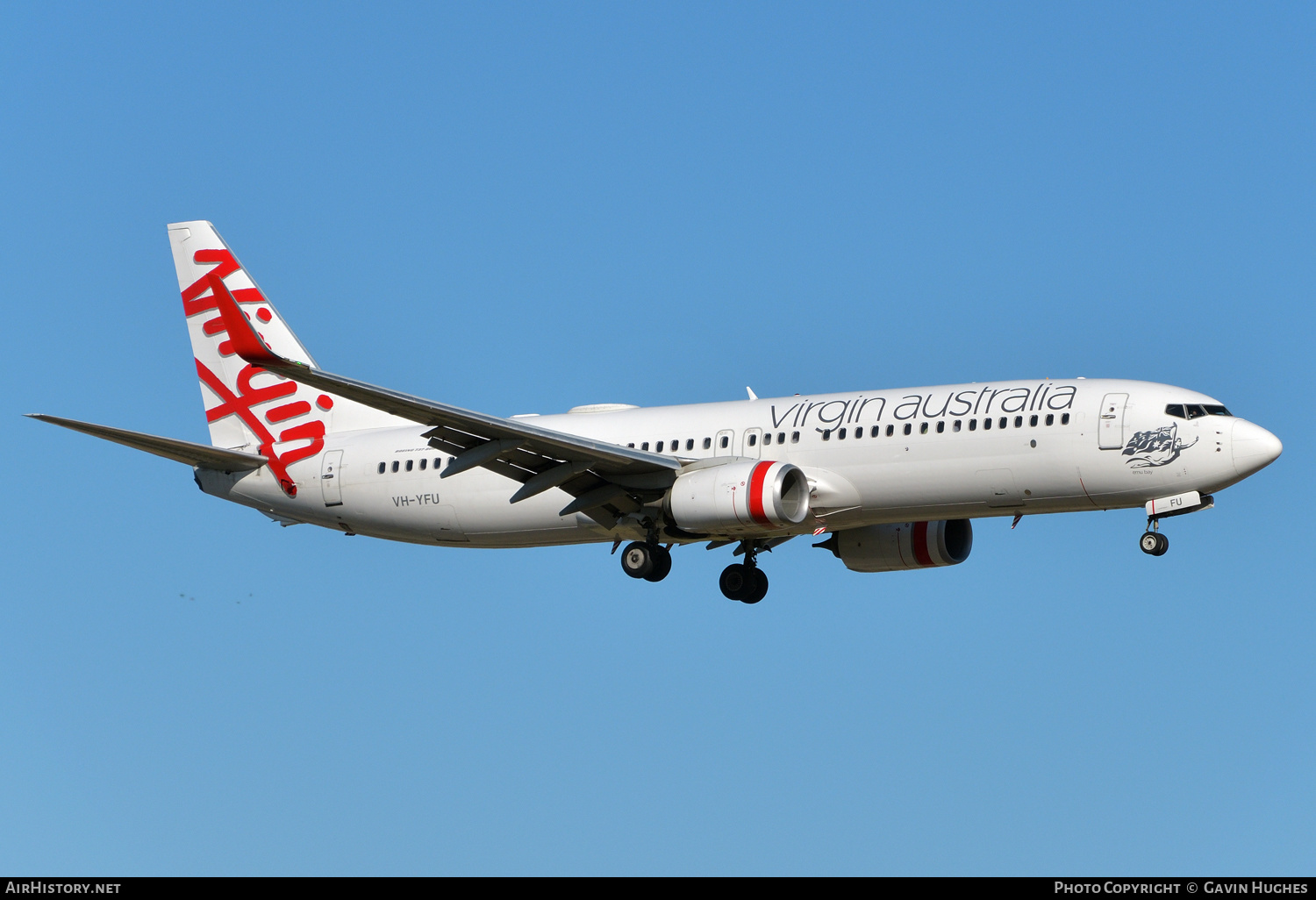Aircraft Photo of VH-YFU | Boeing 737-8FE | Virgin Australia Airlines | AirHistory.net #190911