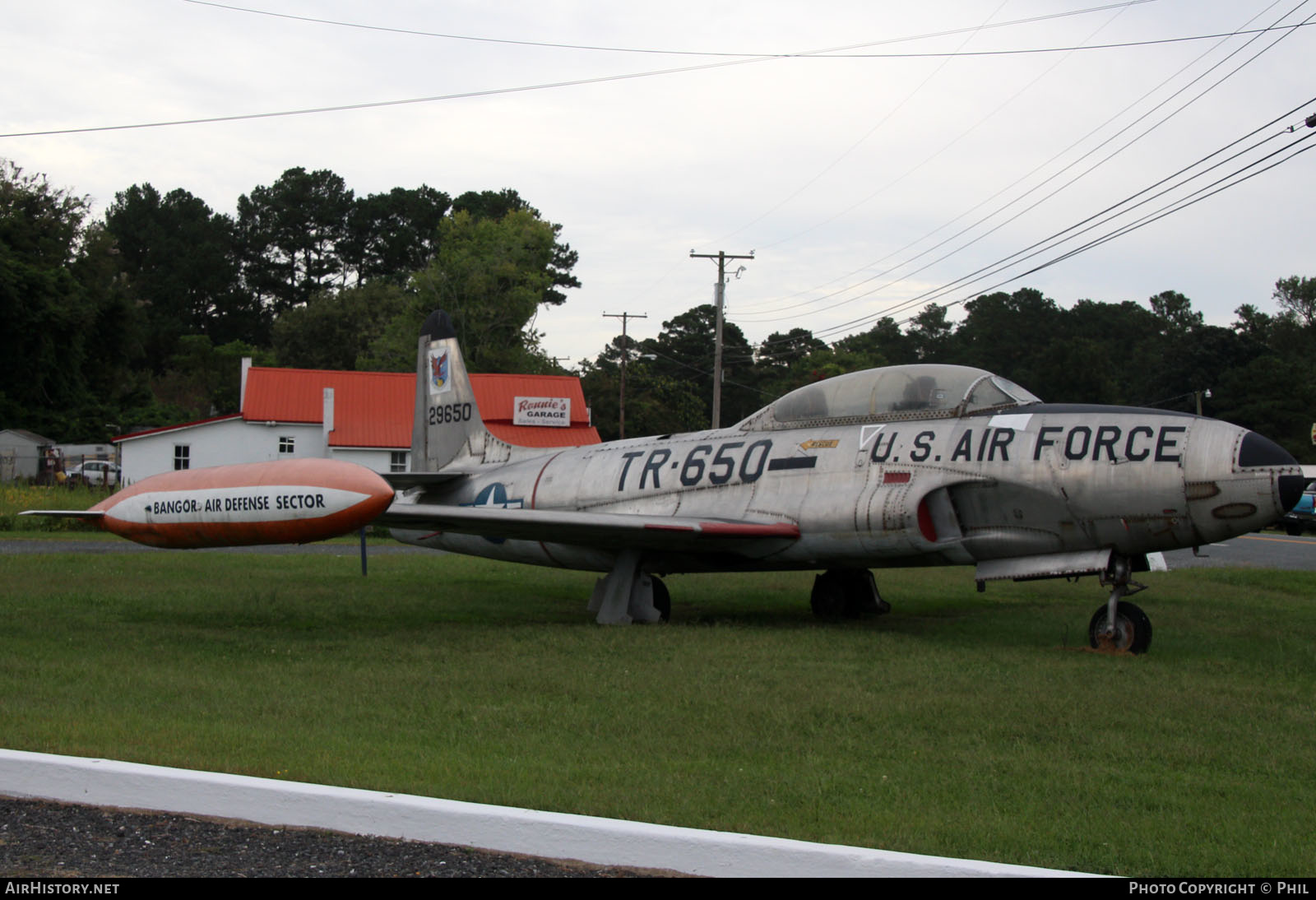 Aircraft Photo of 52-9650 / 29650 | Lockheed T-33A | USA - Air Force | AirHistory.net #190919